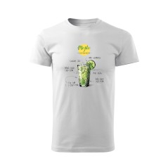 Tričko Mojito cocktail recipe