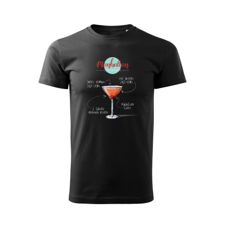 Tričko Manhattan cocktail recipe