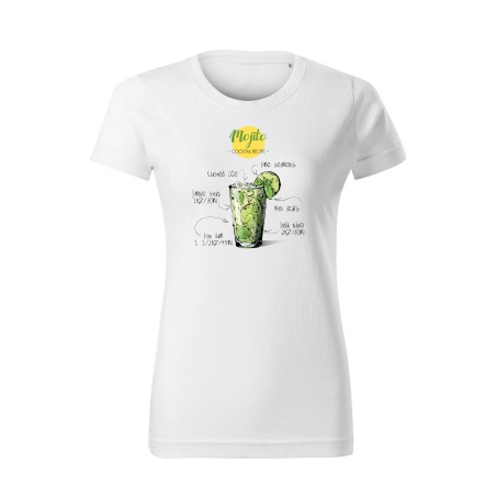 Tričko Mojito cocktail recipe